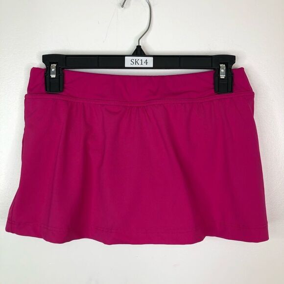 Lands End Size 4 Tankini‎ Swim Bottom Skirt Skirted Solid Pink - Picture 2 of 7